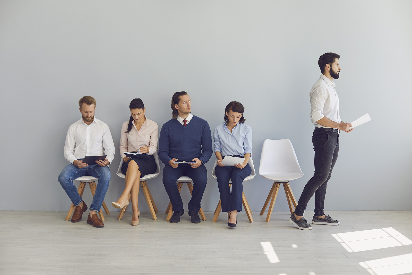 Job Candidates Ready for Their Job Interview