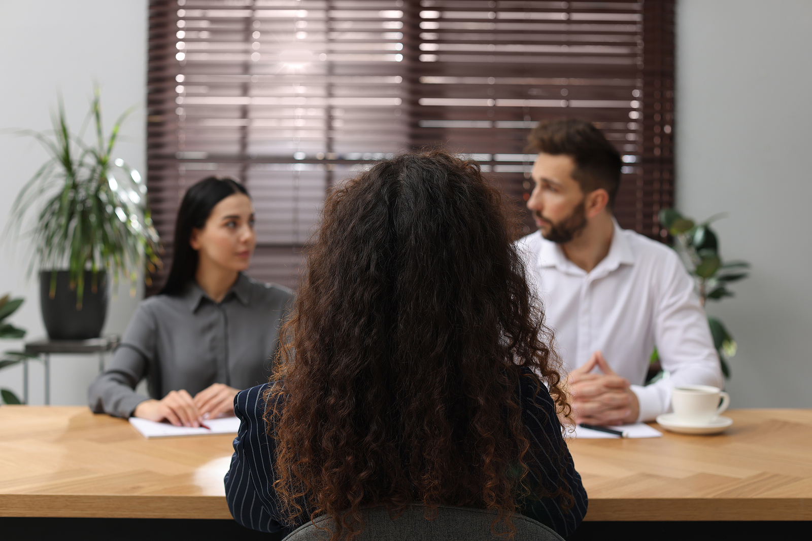 Job Candidate Avoids Making Interview Mistakes at her Job Interview